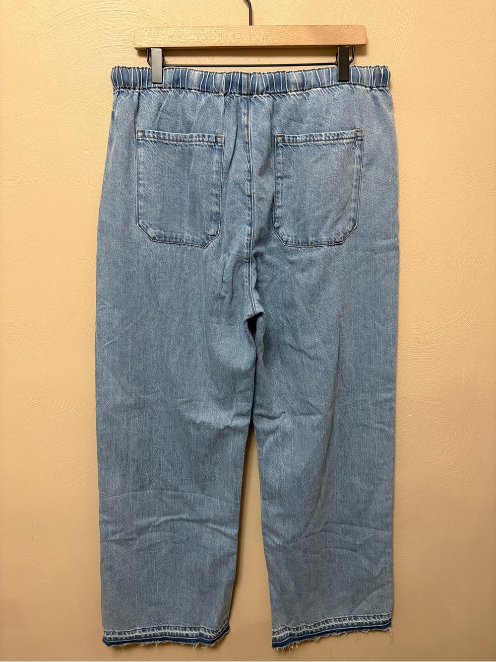 Rag & Bone Lori Beach Drawstring Pant Jean Wentworth Size Large NWT New - Picture 7 of 15